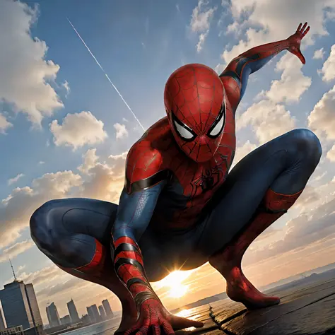 Spiderman, Sam Raimi style, 4k, high definition, dark,