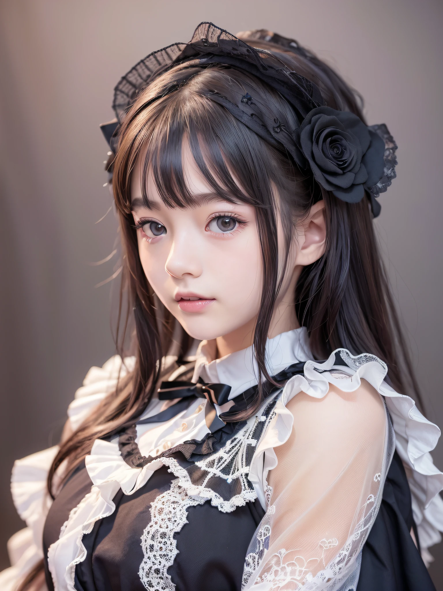 1 nogizaka girl, utterly cute, bishojo, 15yo, (gothic lolita fashion ...