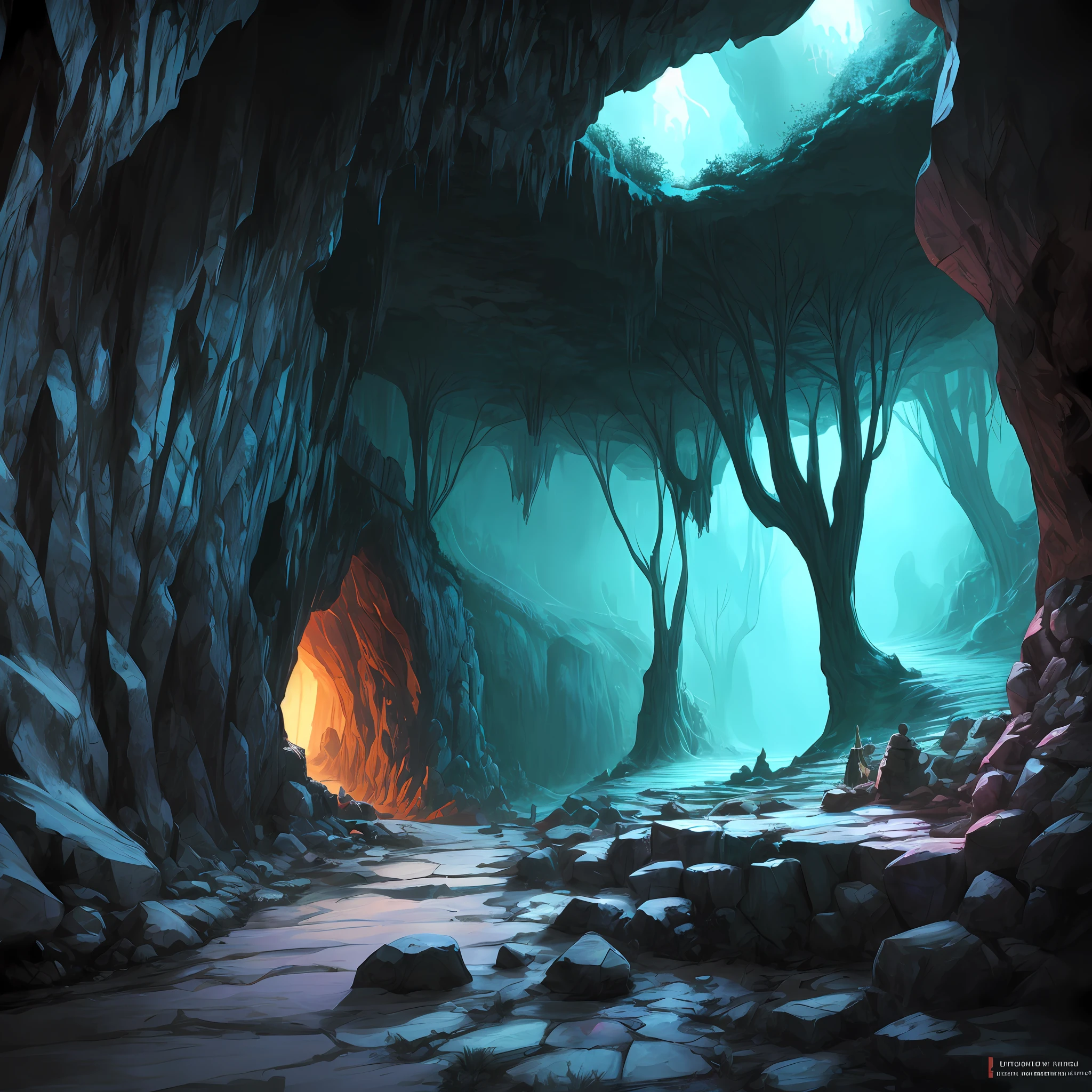 High Contrast, Underdark, Cavern, world sized --auto