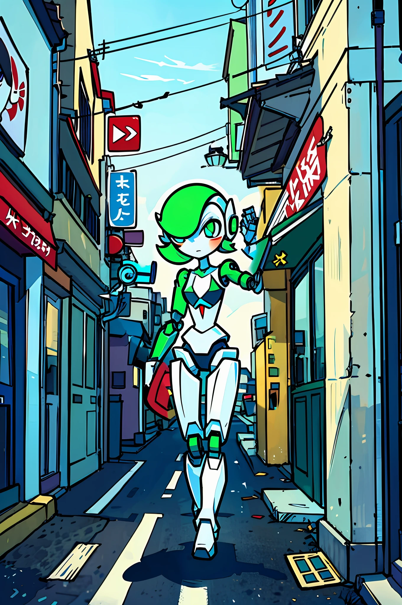 robotizado, robot Gardevoir, robotificação