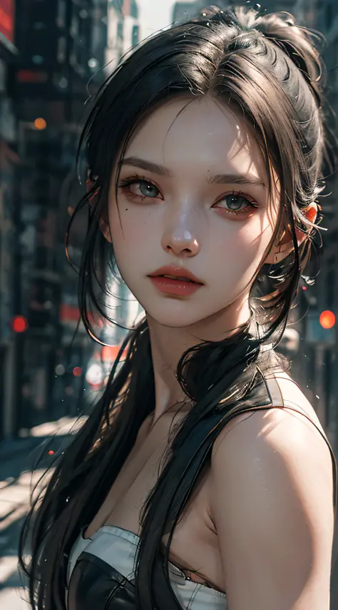 ((Best quality)), ((masterpiece)), (detailed:1.4), 3D, an image of a beautiful cyberpunk female,HDR (High Dynamic Range),Ray Tracing,NVIDIA RTX,Super-Resolution,Unreal 5,Subsurface scattering,PBR Texturing,Post-processing,Anisotropic Filtering,Depth-of-fie...