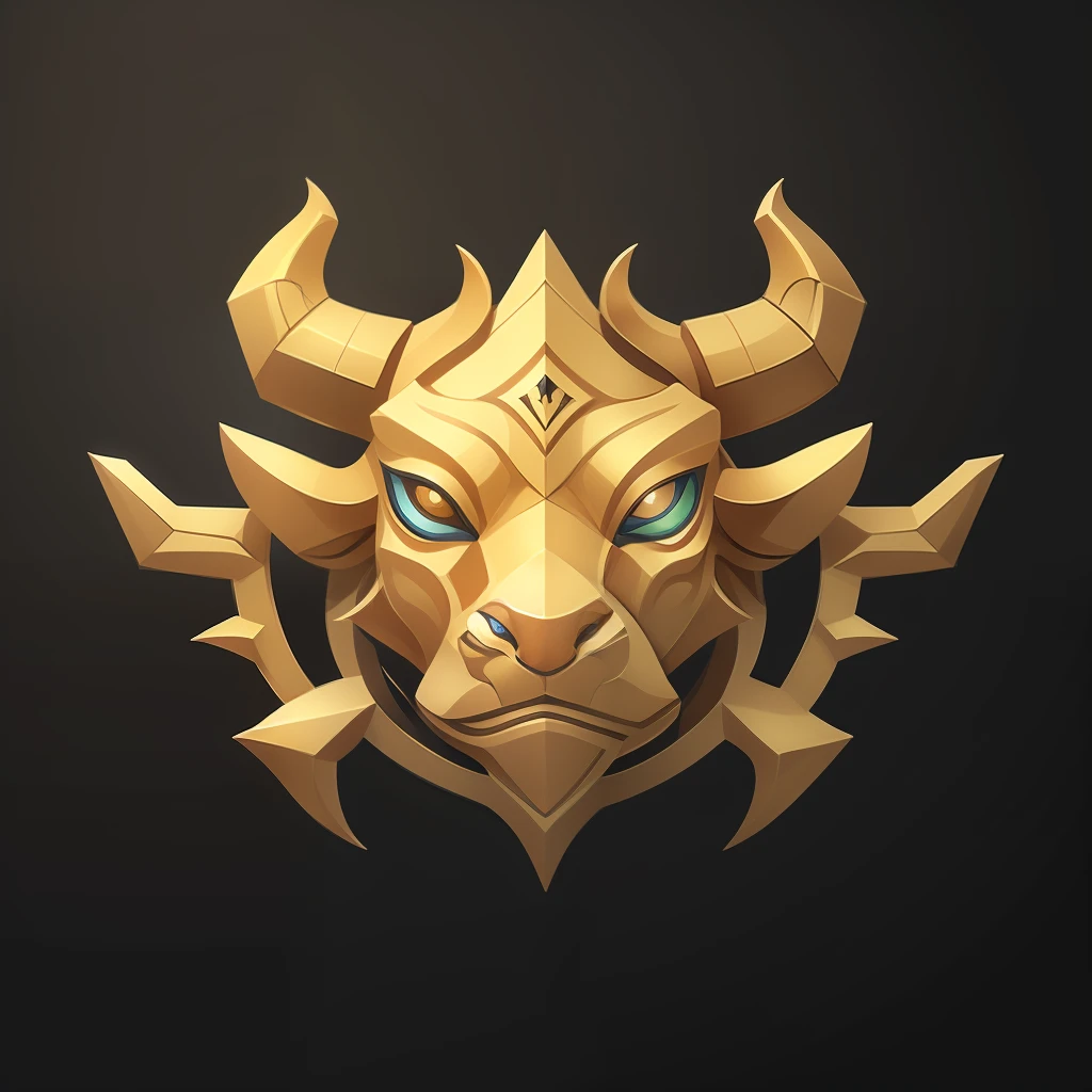 badges，bull head，symmetric，graphos，Ancient Chinese textures，Ornate，Metallic，Game icons，Icon，MasterPiece，best best quality，Hyperdetail，MasterPiece，Hd
Transparent background， 3， Mixer circulation， Volumetric Light，
No Man，reification，Fantasia