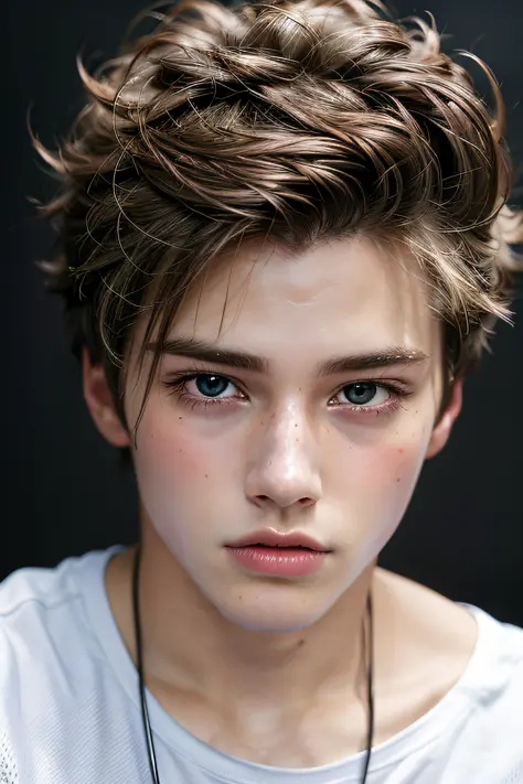 15 year old Caucasian model, close-up, masterpiece, best quality, raw photo, photorealistic, face, incredibly ridiculous, beauti...