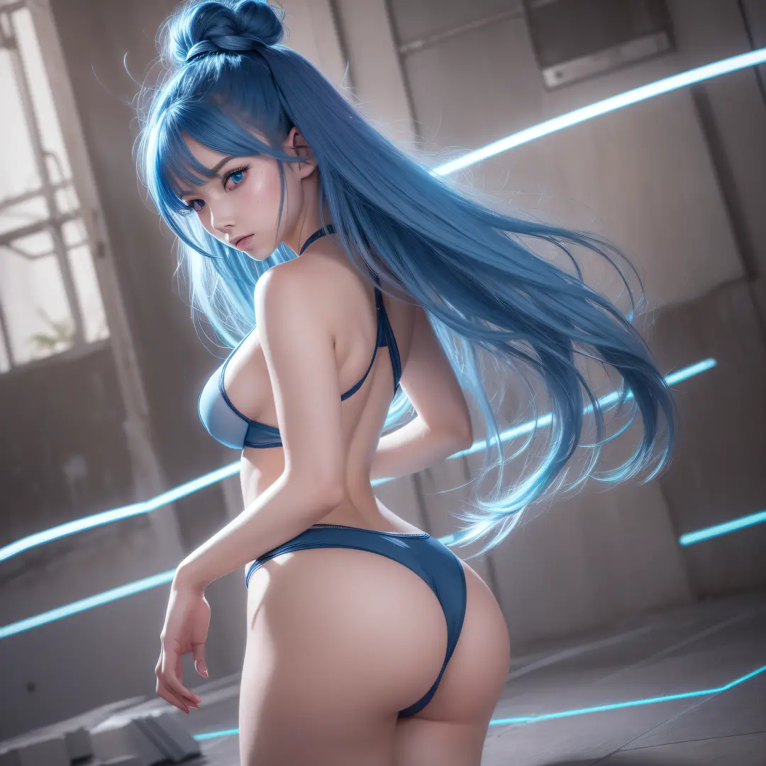 ArtStation - Blue Archive : Asuna lingerie try on haul