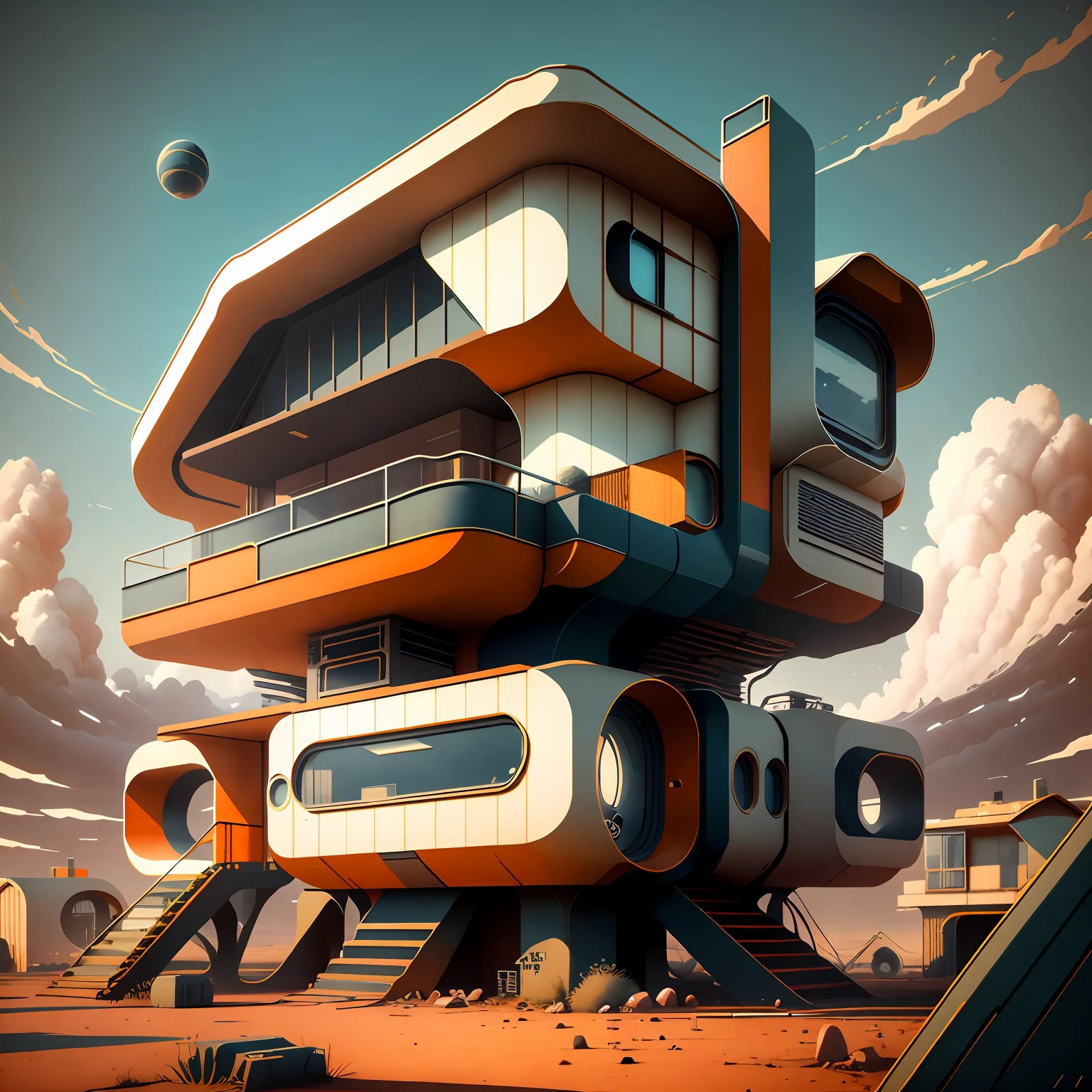 \1970RetroFuturism house