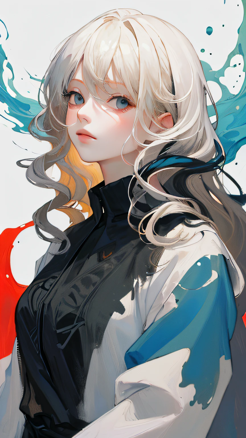 (masterpiece, best quality:1.4), looking at viewer, 
(wavy hair:0.8), long hair, {black hair|white hair|blonde hair}, {blue theme|red theme|white theme},