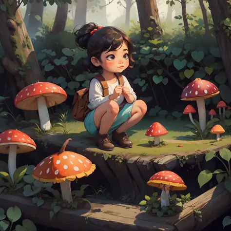 Anime Mushroom Images, HD Pictures For Free Vectors Download - Lovepik.com