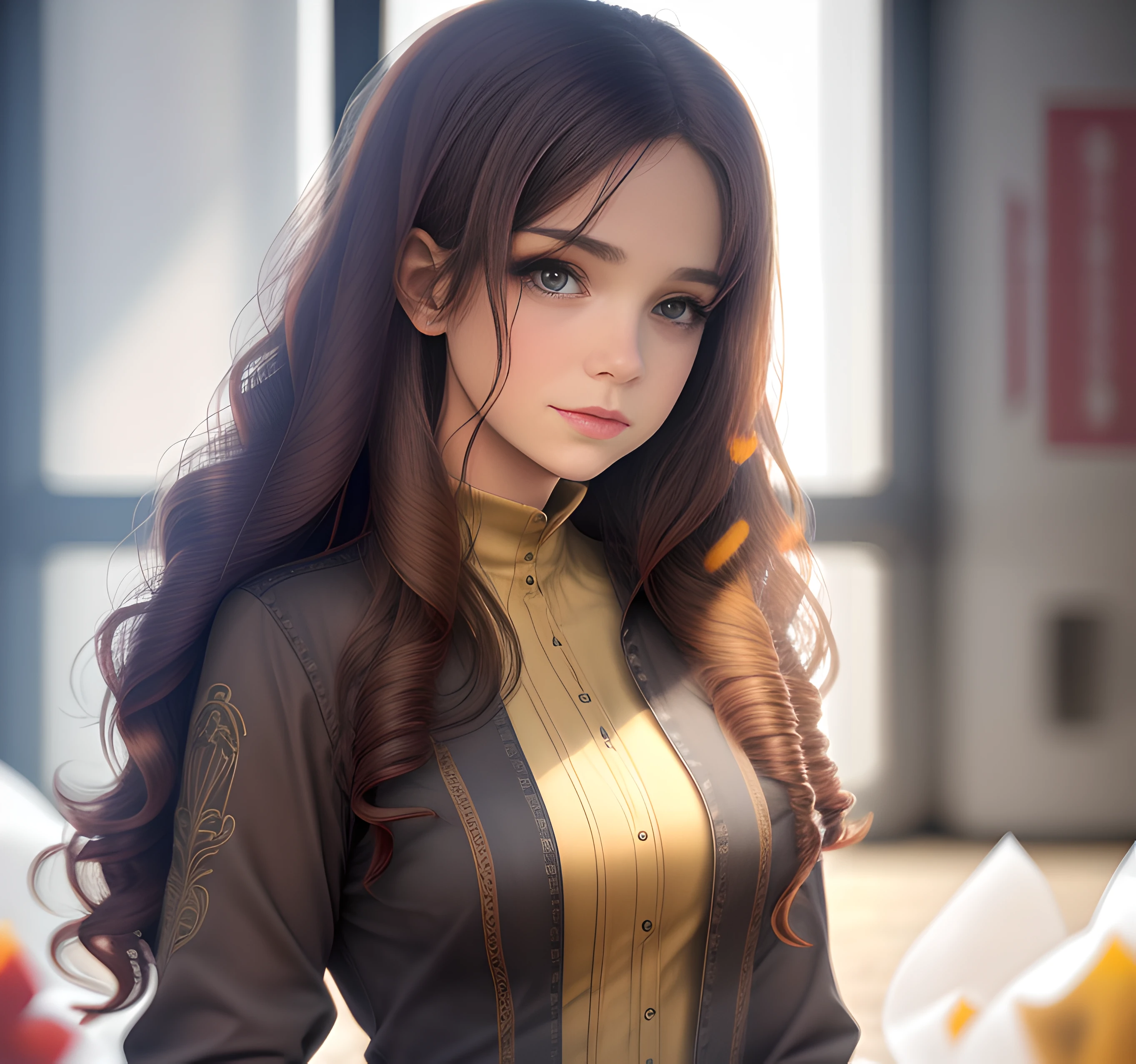 1girl, kawaii, moe,cute, medium wavy hair,babyface,roundface, narrow waist, large breasts, frilly sexy maid uniforms, bows, ribbons, charming service, realistic, masterpiece, best quality, highres, detailed skin, detailed, detailed face and eyes, hi-res, natural lighting, perfect anatomy, physically-based rendering, detailed background 1 girl, blonde hair, braid, long hair, hair ornament, blue eyes, viewer watch, smile, bedroom, sitting, Frontal, Gym Shorts, Crop Top, One Girl,