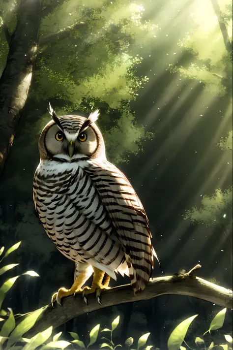 Owl In the forest