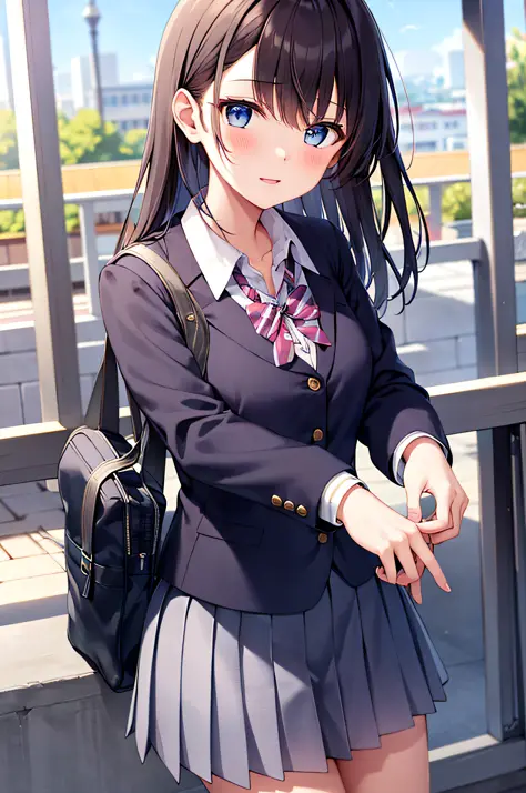 {masterpiece}, {best quality},1girl,school_uniform