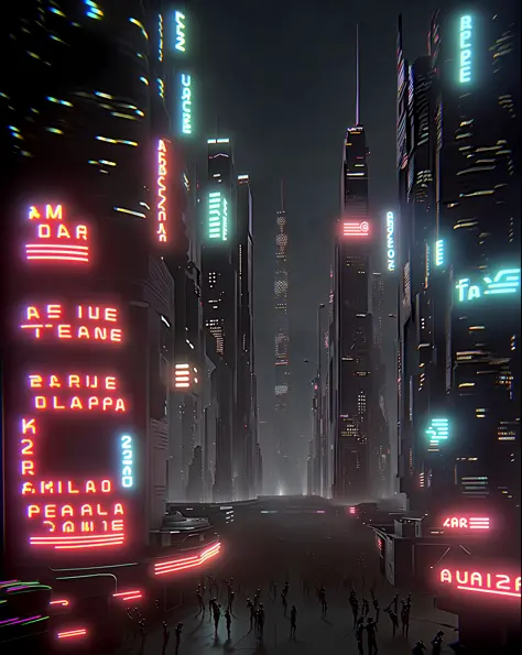 A mind-bending sci-fi scene set in a futuristic city, where a group of rebels is fighting against a powerful and oppressive regime. Vibrant neon lights, intricate cyberpunk architecture, and detailed character designs create a stunning visual landscape, wh...