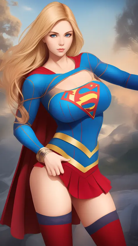 Power Girl from DC comics best quality 4k 8k highres SeaArt AI