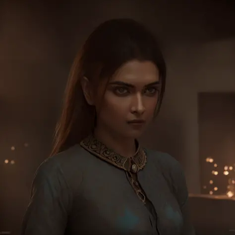 Indian Bollywood actress in the style of nocturne, dreamy atmosphere, dark cyan and red, i can't believe how beautiful this is, ...