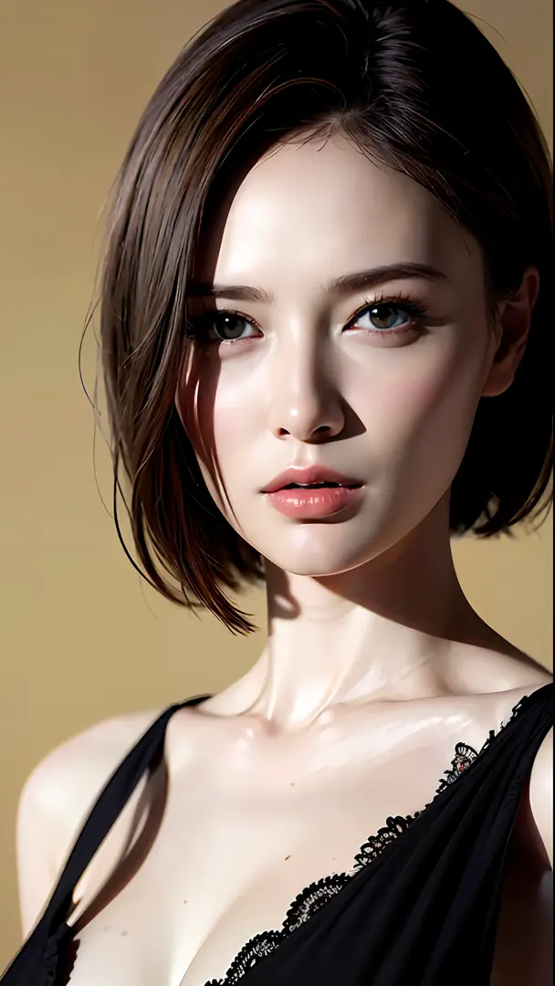 (Masterpiece: 1.3), (8k, Photorealistic, RAW Photo, Best Quality: 1.4), (1girl), Beautiful Face, (Realistic Face), (Black Hair, ...