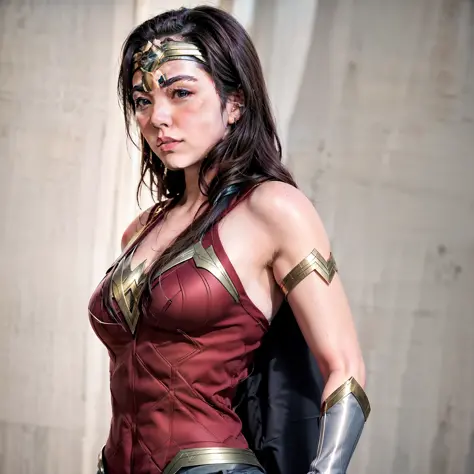 Wonder Woman 8k ultra realistic dc muscles