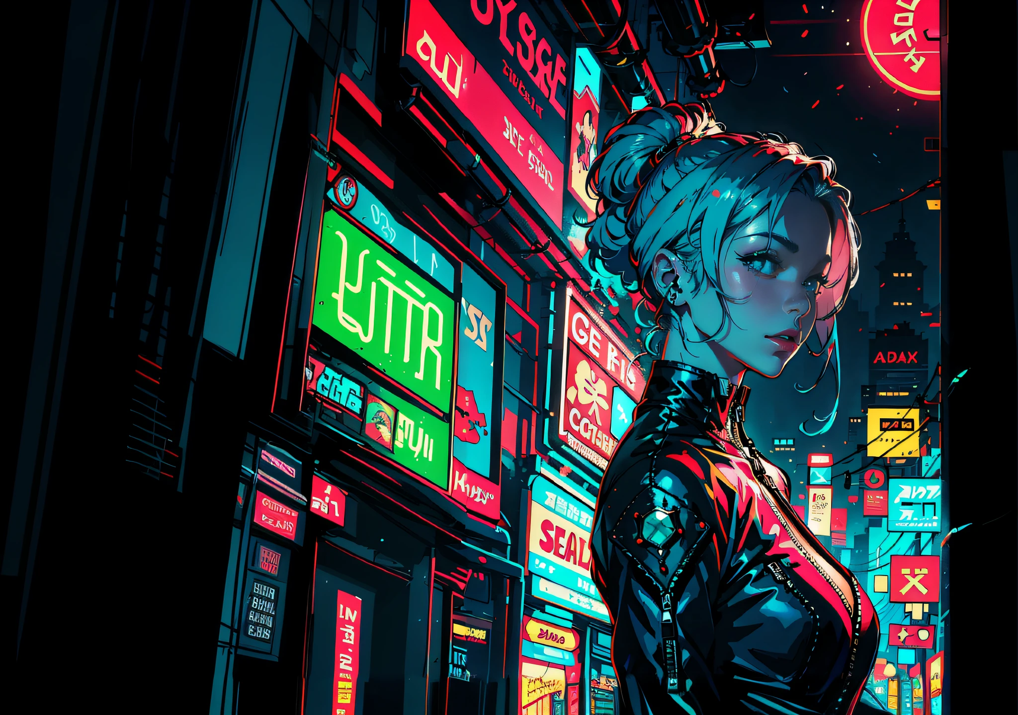 neon city