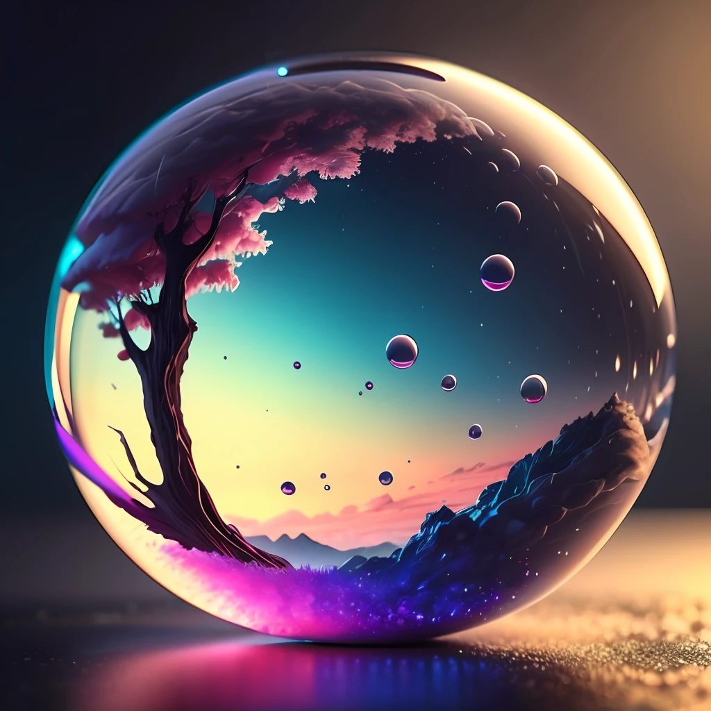 Bubblerealm-Kunst