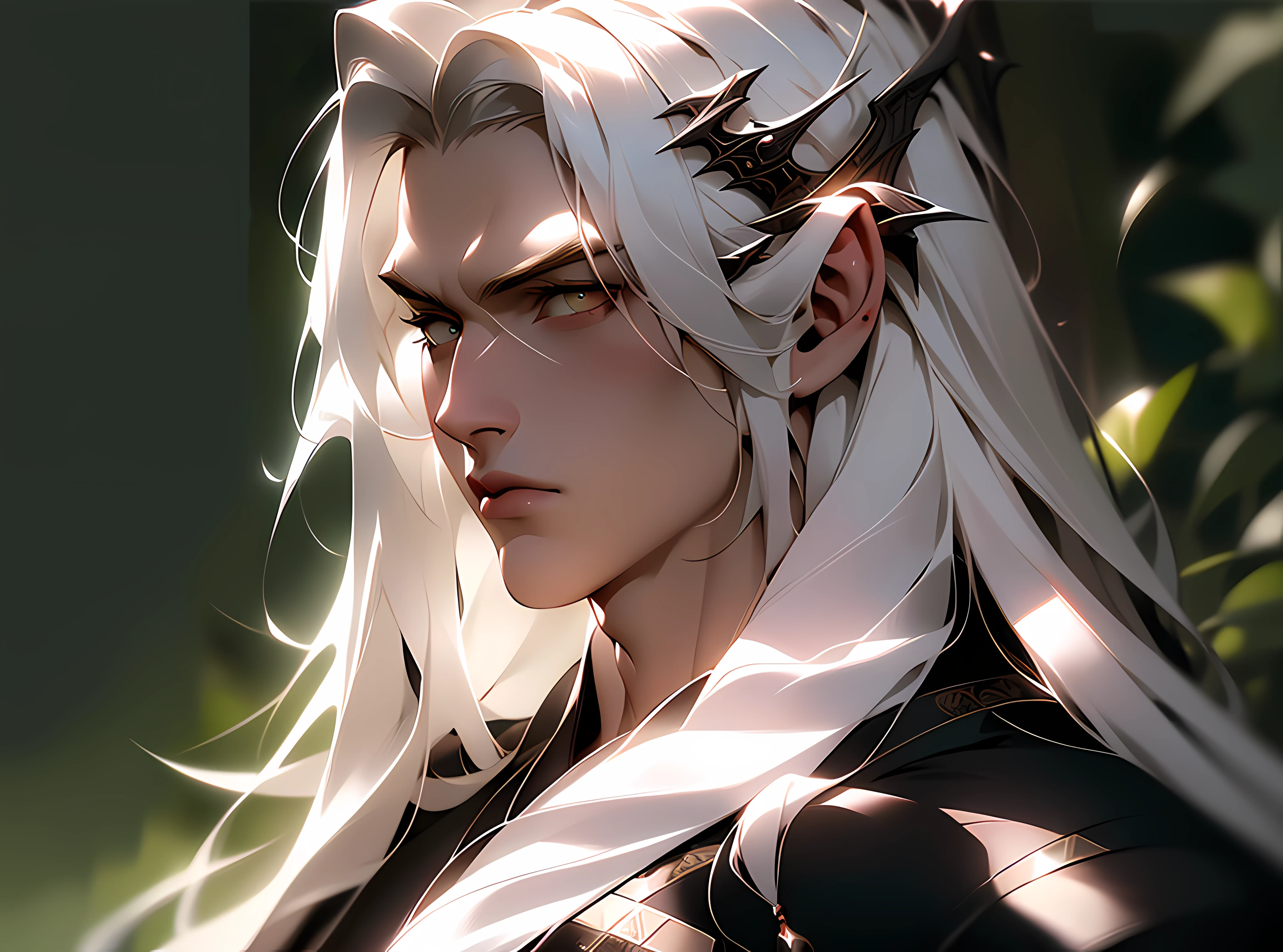 masterpiece, ultra detailed photography of a handsome dragon god, 1guy, (((male))), perfectly drawn face, hyper detailed white eyes, 8k resolution, photorealistic, ultra-high quality, long hair, long white hair, full lips, perfect anatomy, cinematic lighting, intricately detailed, volumetric lighting, hanfu