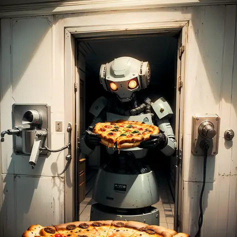 The Pizza Bots are the entities that roam the Pizza Parlour. They are animatronic robots that are very good at cooking pizzas fo...