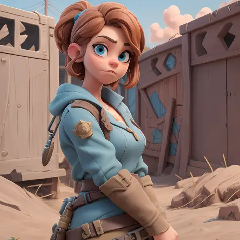 personagem "Piper" (Sarah Hyland), jogo "Fallout 4"