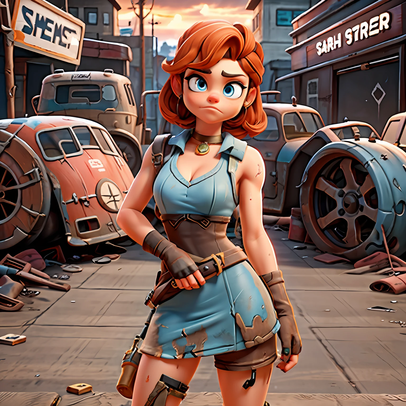 personagem "Piper" (Sarah Hyland), jogo "Fallout 4"