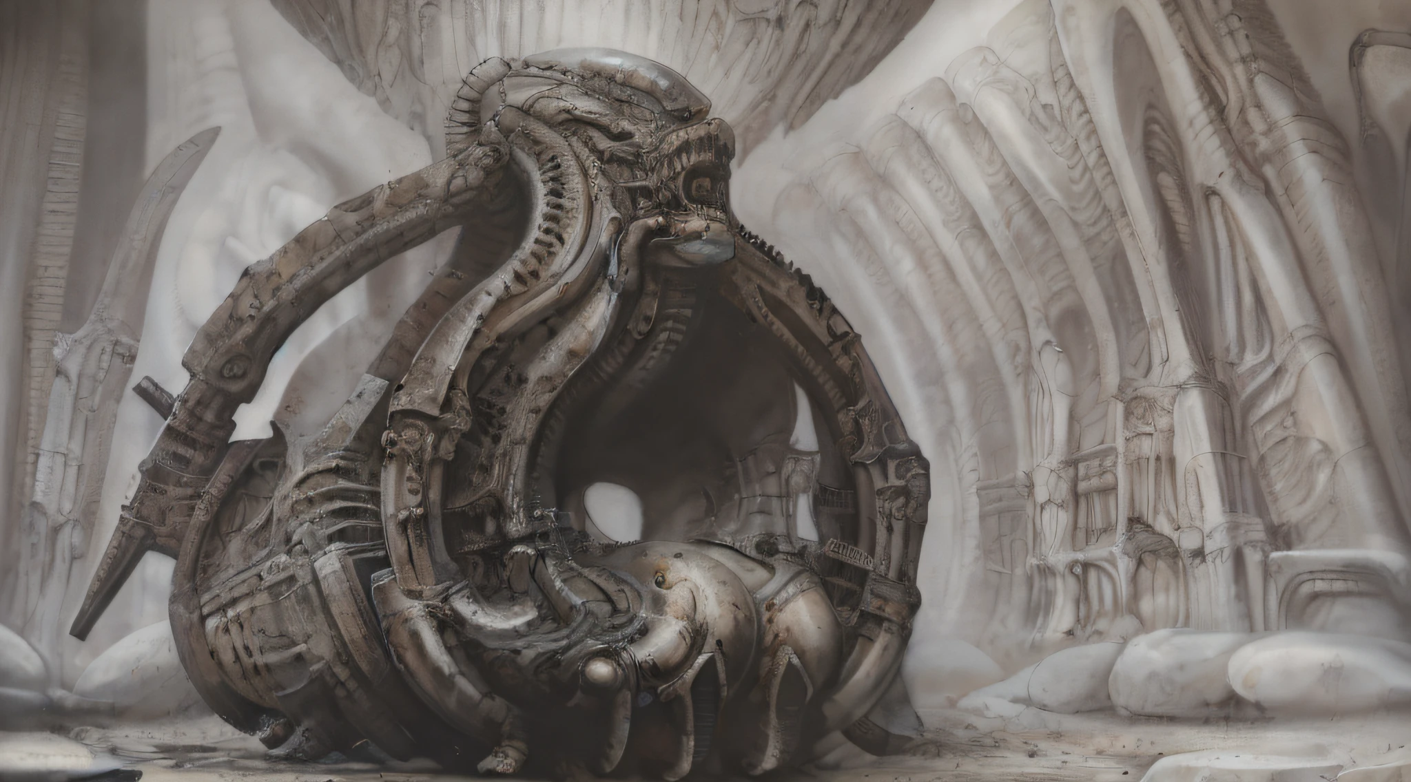 made by H R Giger.  intricate, beautiful wallpaper detailed colorfull, intricate complexity,   4 k, concept art, by wlop, artgerm, greg rutkowski,   sharp focus, volumetric lighting, cinematic lighting