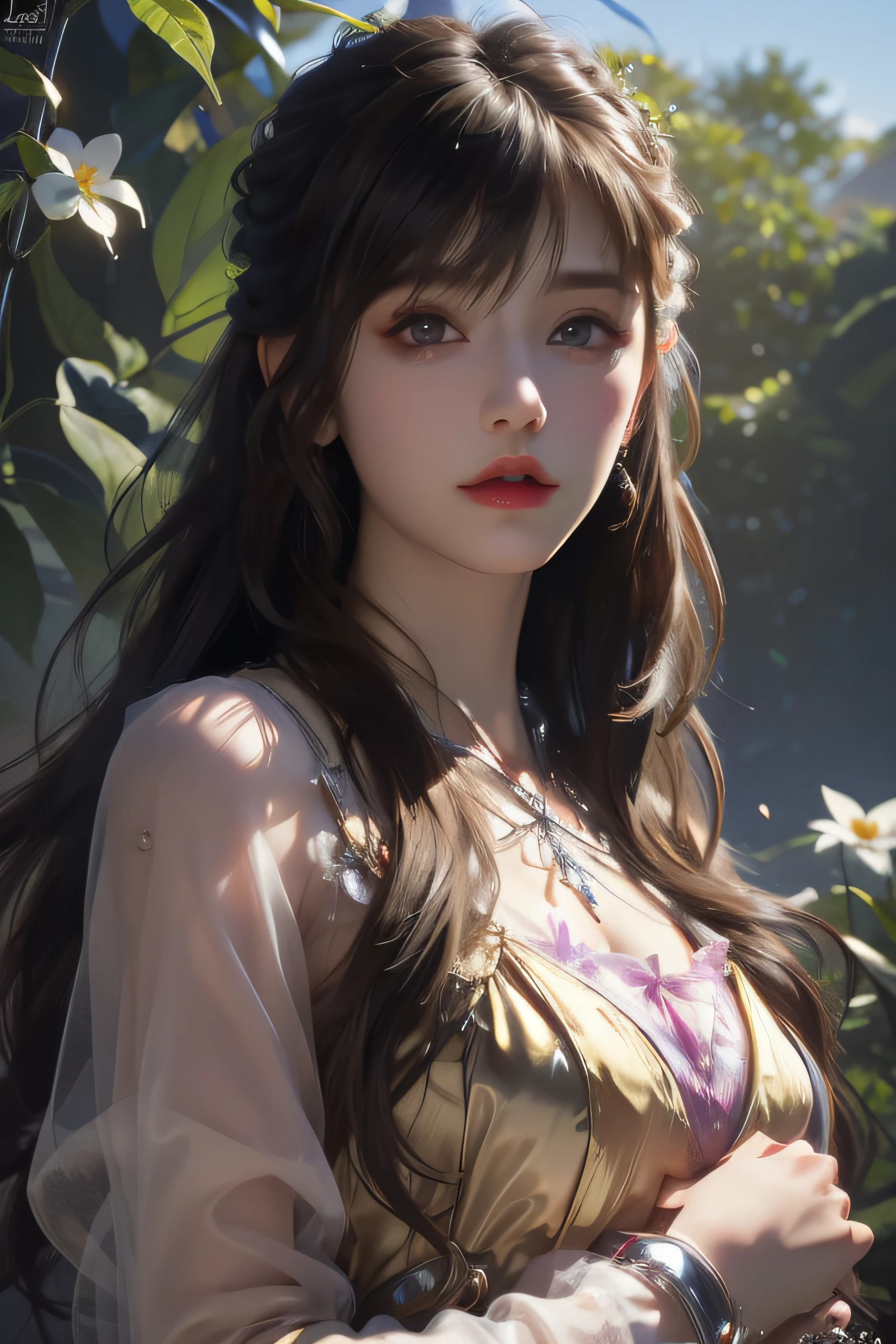 (photo:1.2),((photorealistic:1.4))best quality ,masterpiece, illustration, an extremely delicate and beautiful, extremely detailed ,CG ,unity ,8k wallpaper, Amazing, finely detail, masterpiece,best quality,official art,extremely detailed CG unity 8k wallpaper,absurdres, incredibly absurdres, huge filesize, ultra-detailed, highres, extremely detailed,beautiful detailed girl, extremely detailed eyes and face, beautiful detailed eyes,light on face,cinematic lighting,full body,full-body shot,1girl,see-through,outdoors,