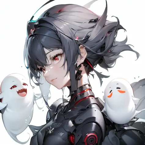 anime character with black hair and red eyes holding two white birds, best anime 4k konachan wallpaper, guweiz, guweiz on pixiv ...