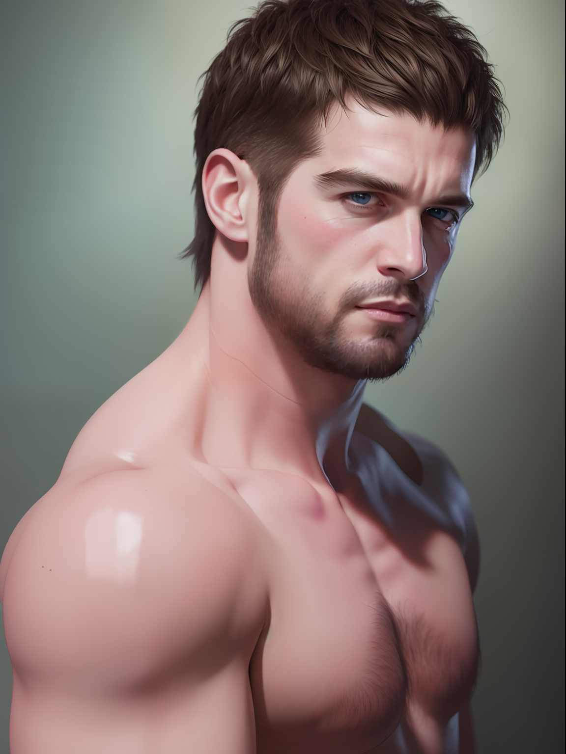 Chris Redfield shirtless - SeaArt AI Model