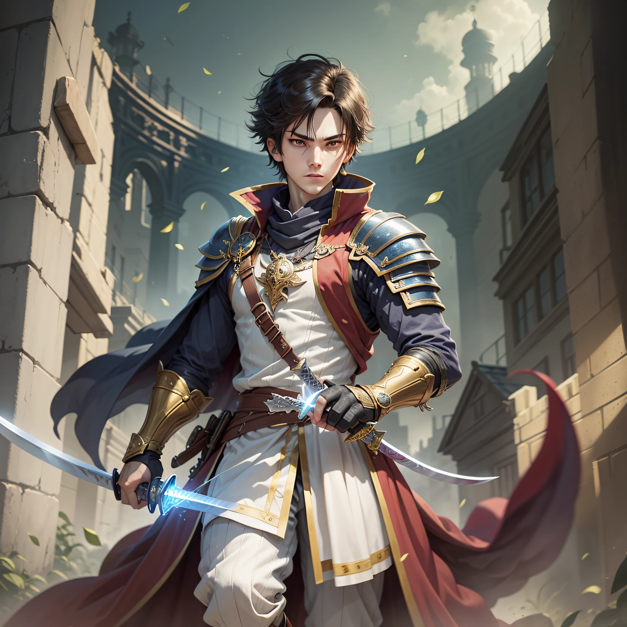 Our world is a magical world where swords and magic can magically turn into reality. In this world, there is a man named Kieran, Kieran is a passionate young swordsman with a passion for discovering the power of swords and magic.