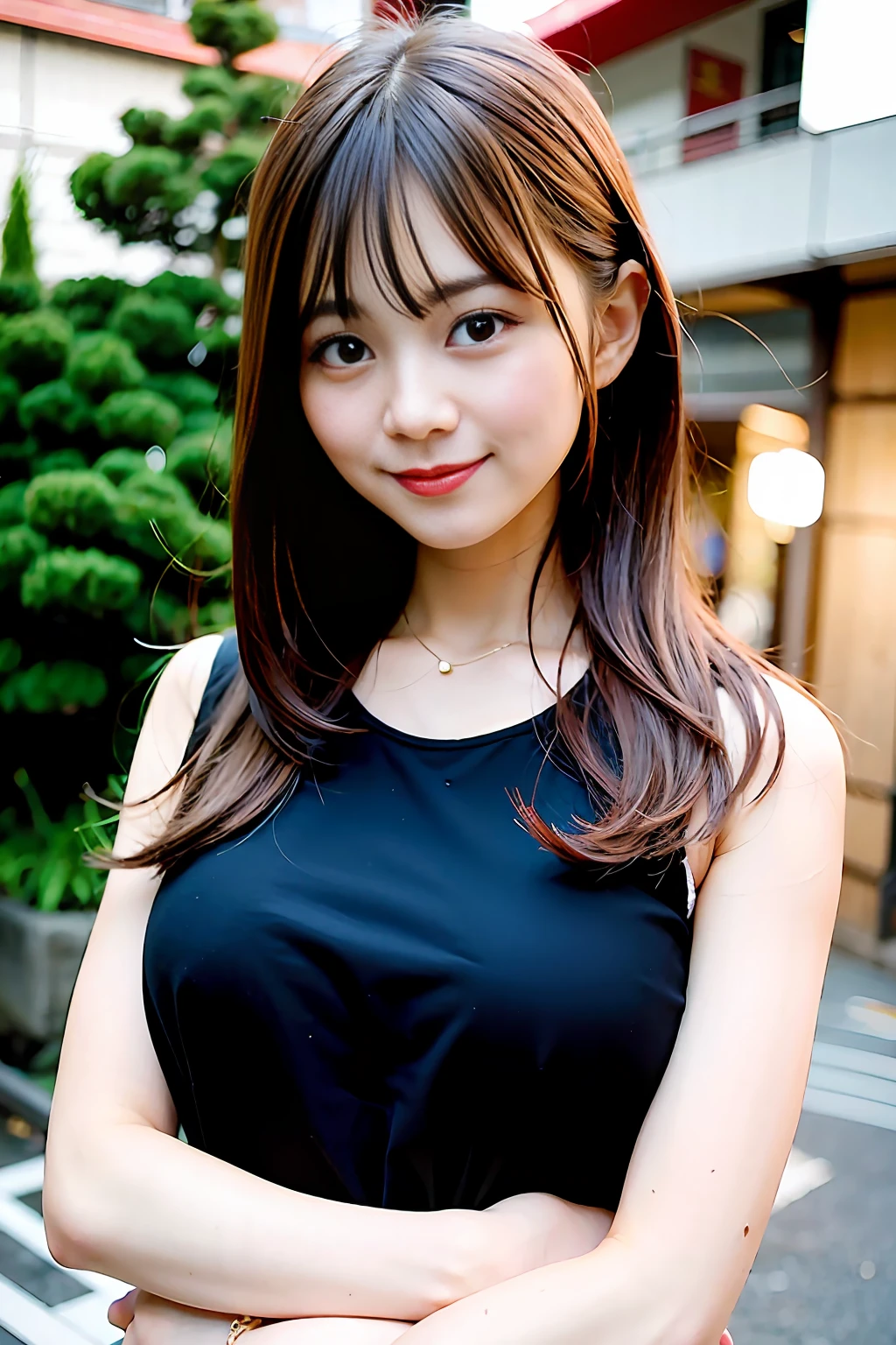 Ultra high image quality, natural brightness, young beautiful girl in