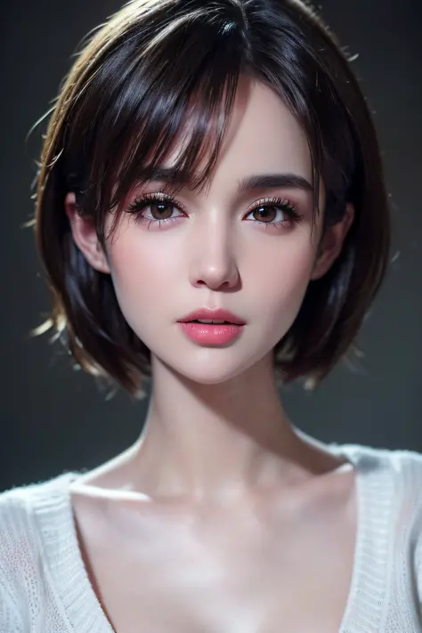 (masterpiece:1.3), (8k, photorealistic, RAW photo, best quality: 1.4), (1girl), beautiful face, (realistic face), (black hair, s...