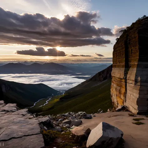 Mountains, great composition, 8k, Masterpiece