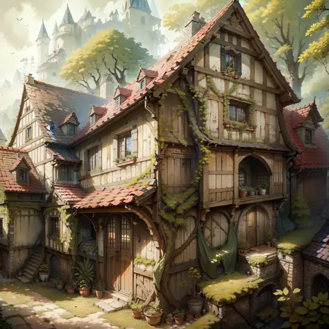 Humble medieval residence, a little different from the other houses of the center, also by the fact of having a workshop attache...
