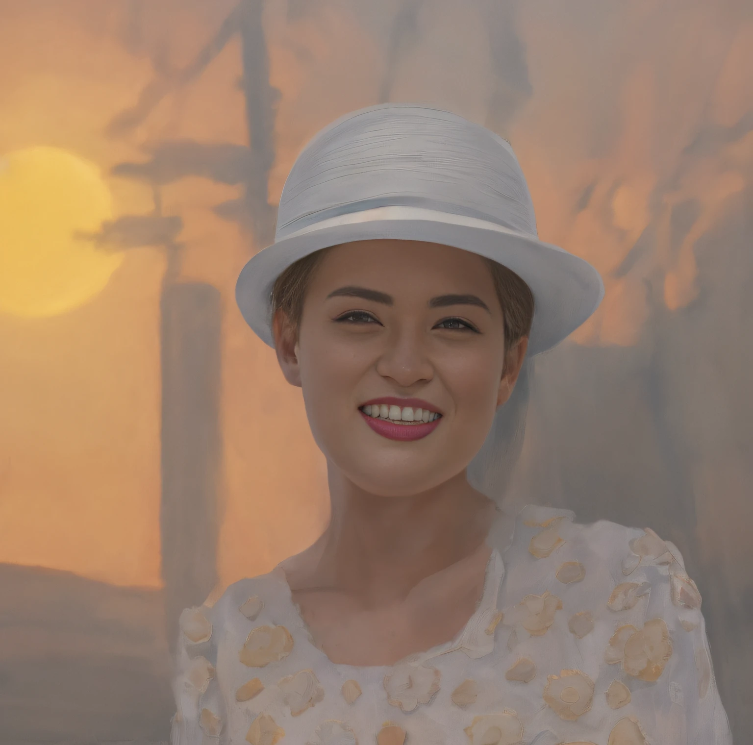 youth, looking at camera,white sun hat, lots of details, detailed drawing, illustration, CG, milky skin, soft and supple skin, realism, middle between painting and realism, high quality, hd, 4k, blender rendering, octane rendering, reality, illustration, painting, CG, digital art, beautiful face, perfect face, fair skin, symmetrical face, proportional body,,