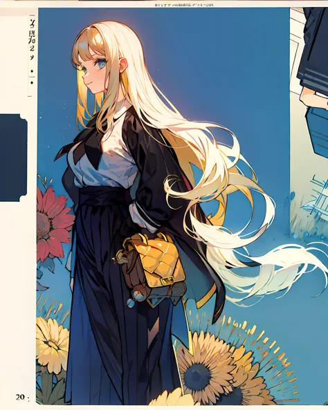 Blonde tall teacher manga