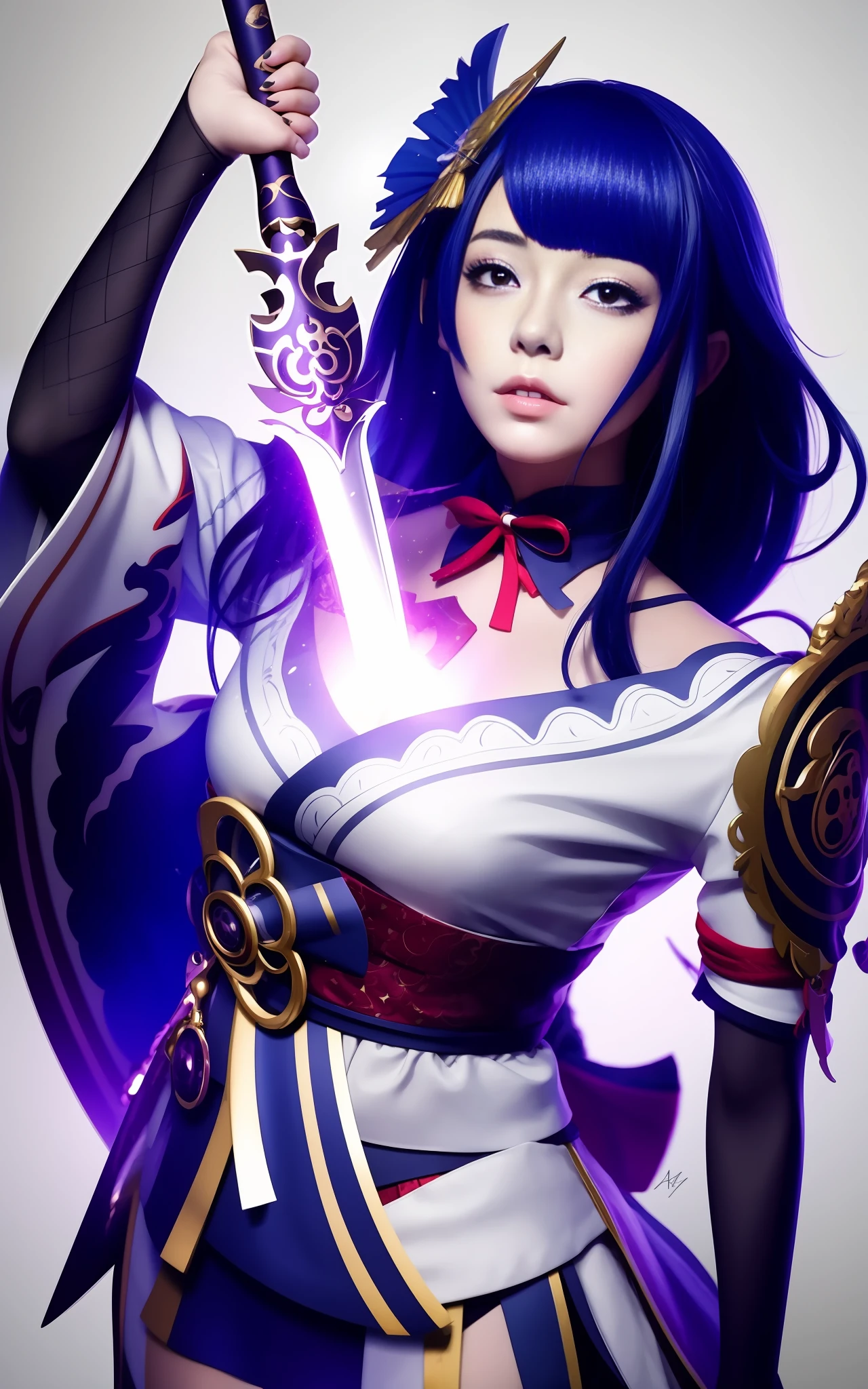 eine Nahaufnahme einer Frau mit einem Schwert und einem Schwert, artgerm. Anime-Illustration, Onmyoji detaillierte Kunst, Onmyoji-Porträt, digital Anime-Illustration, onmyoji, extrem detailliertes Artgerm, digitale Anime-Kunst, digitale Kunst im Anime-Stil, Anime digitale Kunst, style artgerm, Anime-Fantasie-Illustration, artgerm. Hohe Detailliertheit