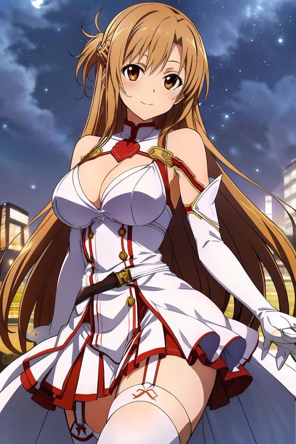 Yuuki Asuna, anime style beautiful woman, best quality, perfectanatomy ...