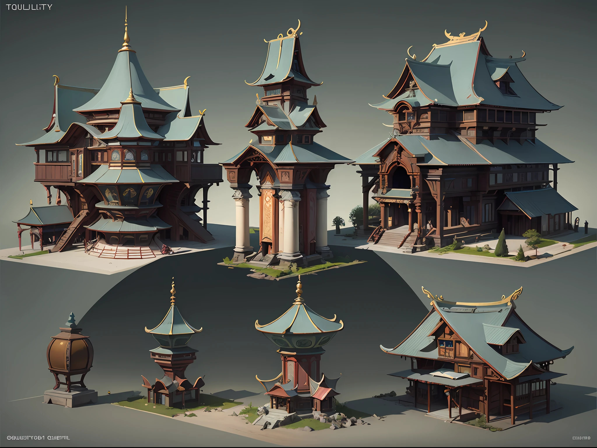 Game Academy，game icons，Ethno-style architecture，Structurally sound、high-definition details，game icons，perfect works，（The Masterpiece，Top best Quality，best qulity，officlal art，Beauty and aesthetics：1.2），（8K，best qulity，The Masterpiece：1.2）