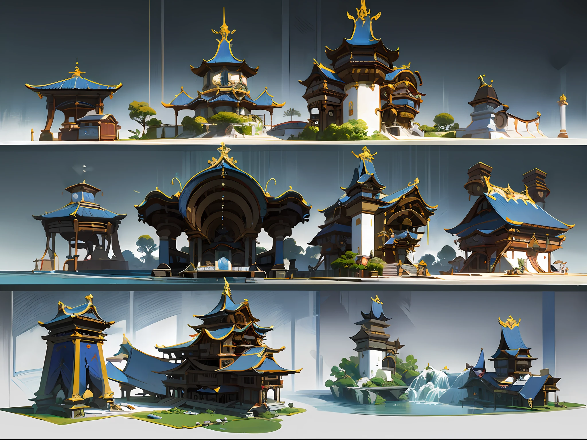 Game Academy，game icons，Ethno-style architecture，Structurally sound、high-definition details，game icons，perfect works，（The Masterpiece，Top best Quality，best qulity，officlal art，Beauty and aesthetics：1.2），（8K，best qulity，The Masterpiece：1.2）