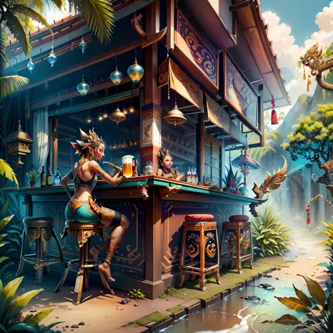 balipunkai
beer bar, kuta, bali art, bali culture