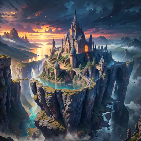 High resolution, super detailed, official art, unified 8k wallpaper, super detailed, beautiful and aesthetic, elven kingdom, cas...