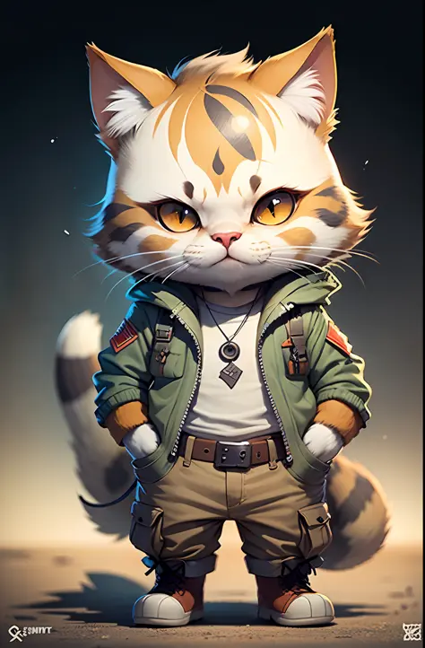 c4tt4stic, army soldier, cat