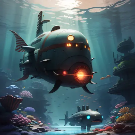 eggmantech, submarine, under red sea