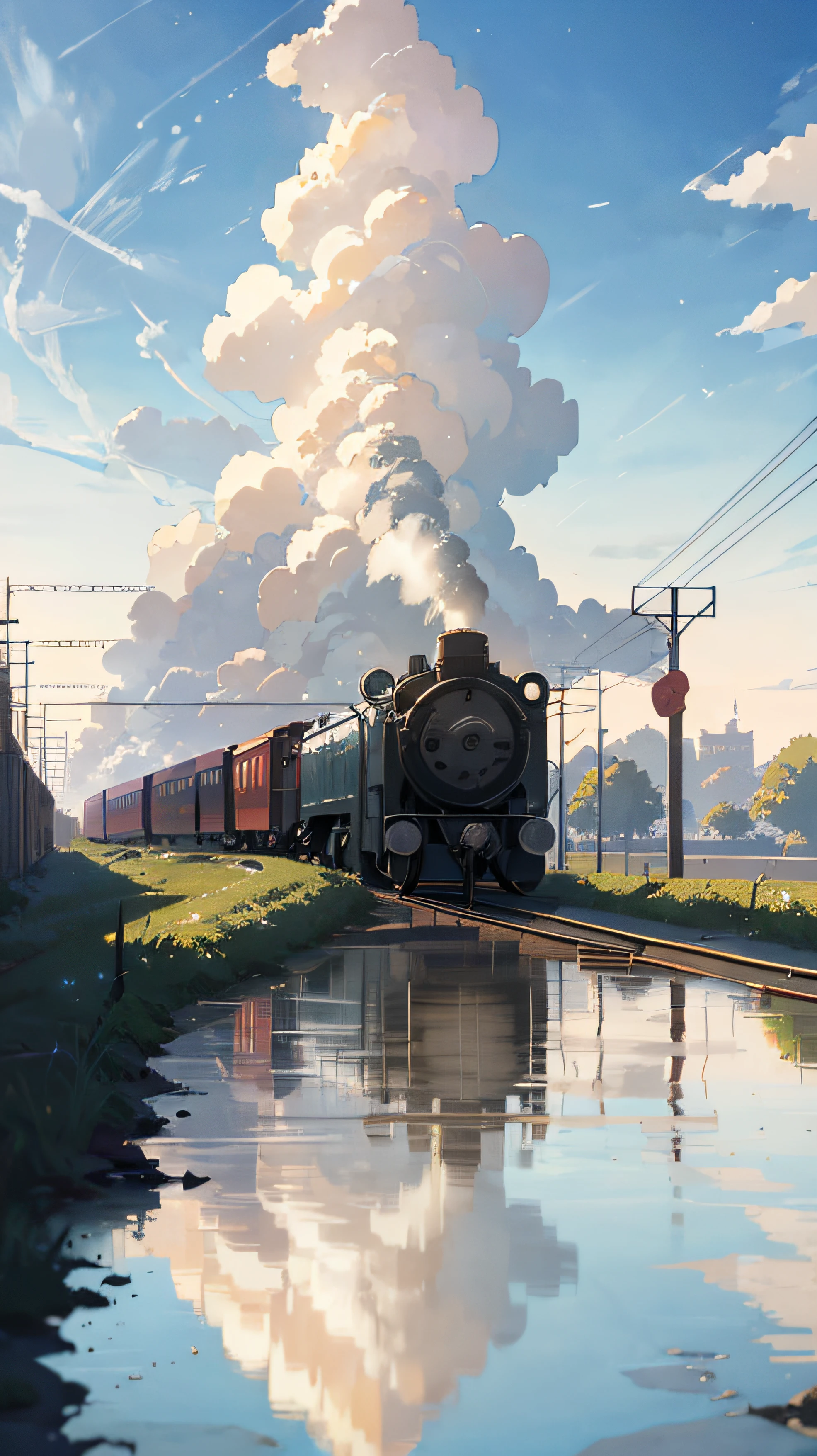 clouds-landscapes-station-trains-makoto-shinkai-train -stations-scenic-5-centimeters-per-second-drawings-anime-HD-Wallpapers |  The Front Row
