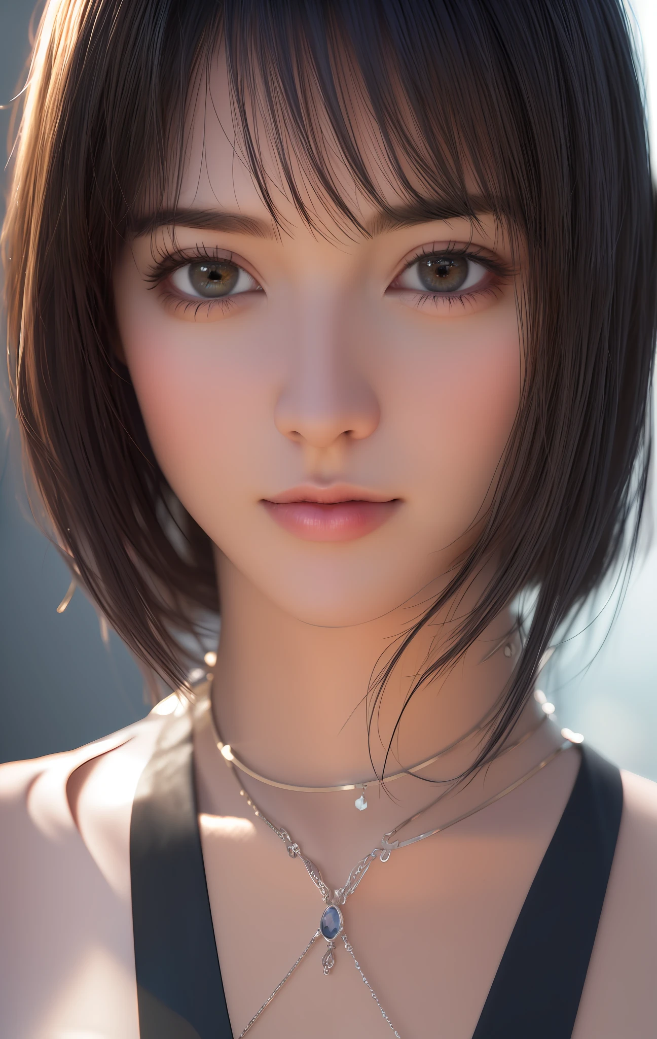 URZAN-6500-v1.1, (Raw foto:1.2), (pphotorealistic:1.4), anime、anime stile、Beautiful detailed woman, very detailed eyes and faces, Beautiful detailed eyes, Ridiculous, Unbelievably ridiculous, huge filesize, Ultra-detailded, Hi-Def, Heavily detailed, beste-Quality, A masterpice,  illutst, Heavily detailed, CT, unification, 8k wallpaper, splendid, finely detail, A masterpice, beste-Quality, Highly detailed ticker uniform 8K wallpaper, Light on the face、cinematiclight、16yo girl