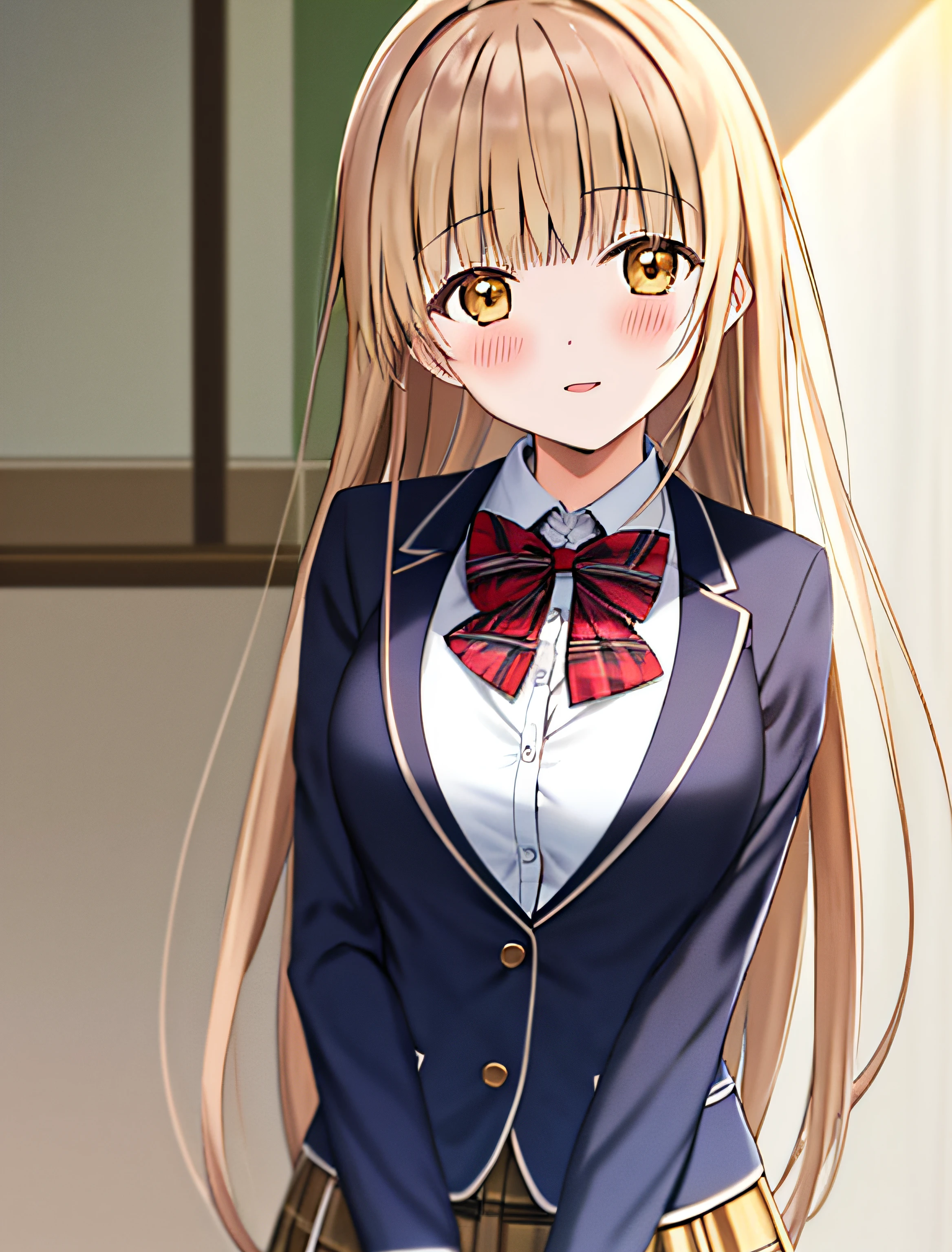 masterpiece, 1girl, Mahiru Shiina, school uniform