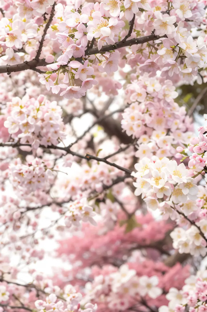 there is a close up of a tree with white flowers, sakura flowers, cherry blossom, sakura season, lots of sakura flowers, sakura flowers, lush sakura trees, sakura season dynamic lighting, sakura trees in the background, under a cherry blossom tree, sakura ...