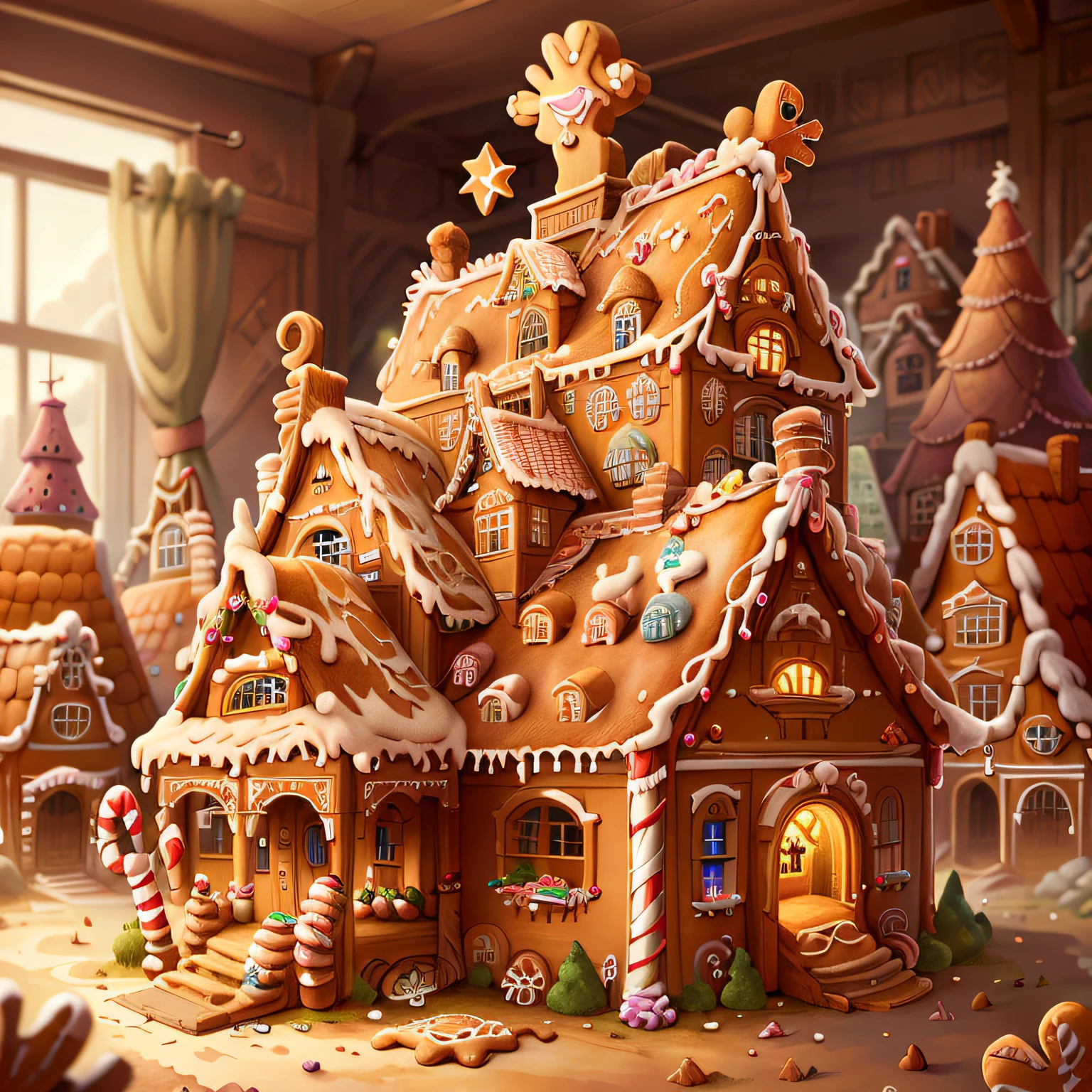 GingerbreadAI
house  . Detailed, intricate complexity