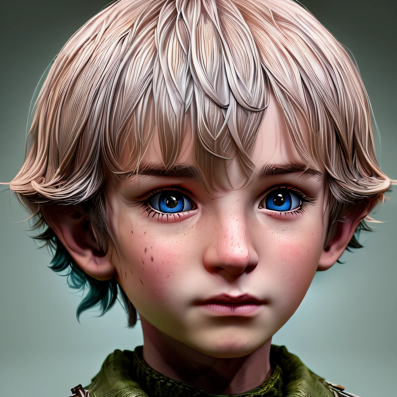 (Abonnieren:1.25), Porträt der süßesten Frodo Beutlin Baby Illustration, artstation, cgi_Animation,
